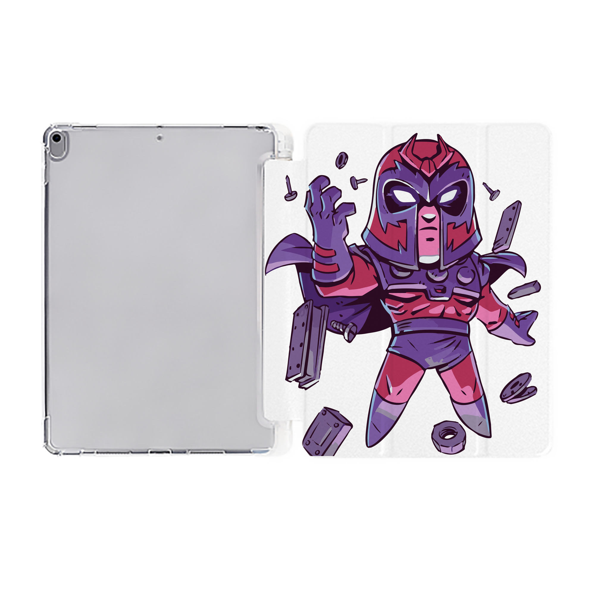 （画像用） アベンジャーズ The Avengers IPad ケース ペン収納付き 三つ折りスタンド PUレザー×シリコン 対応機種9.5/10.5/10.9インチ